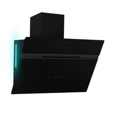 Cappa aspirante 60cm acciaio inossidabile vetro nero Funzionamento Touchscreen