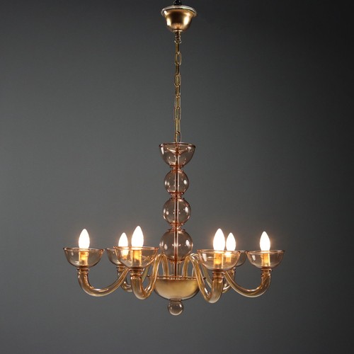 Lampadario antico vetro - lampadario,