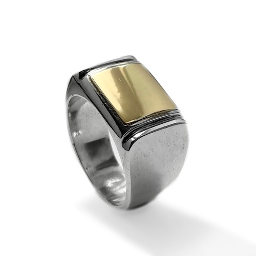 Anello uomo art deco argento - uomo,