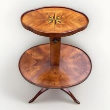 Raro Tavolino Inglese da sevizio in Bois de Rose Antico Vittoriano 1835