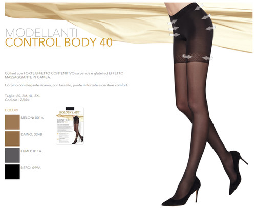 Collant golden lady control - collant,