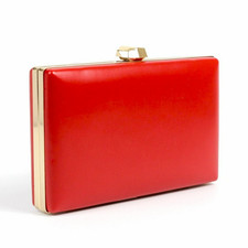 Pochette rossa donna cerimonia