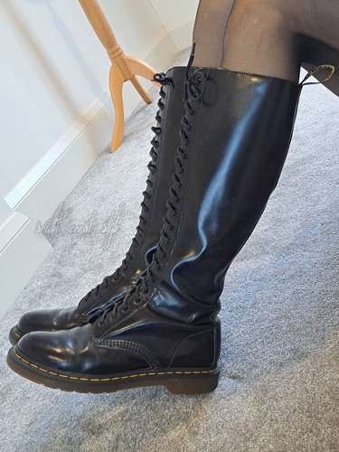 Martens stivali stringati - -,