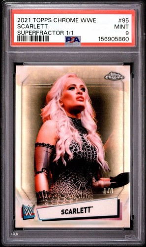 Scarlett 2021 topps - chrome, wwe