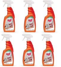 6pz Dual Power Professional Forni e Grill detergente cappe piastre spray 500ml