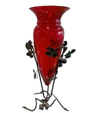 Vaso Murano Rosso Rubino con