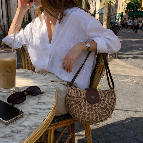 Borsa tracolla paglia - borsa, a