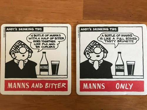 Vintage andy capp manns - 2x,