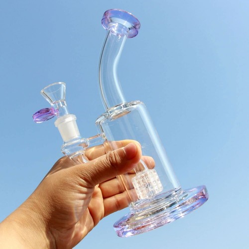 Tubo acqua vetro viola pesante