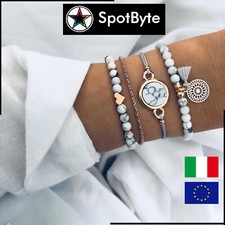 Set di 5 Bracciali Effetto
