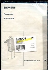 Siemens Dressman TJ10001GB Manuale Istruzioni