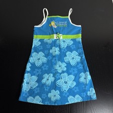 Abito in maglia floreale blu vintage Y2K Disney Store LIZZIE MCGUIRE bambina taglia 7/8
