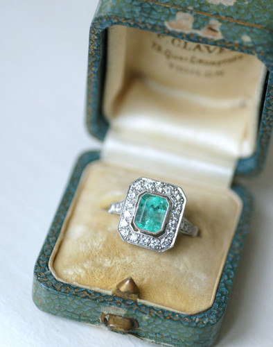 Anello stile art deco - ct,