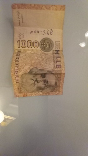Banconota 1000 mille - banconota,