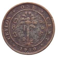 DN - Ceylon - 1 cent 1910 -