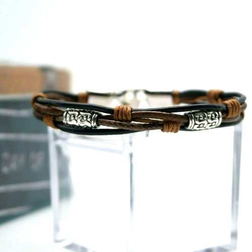 Bracciale uomo similpelle - bracciale,