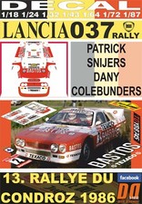 DECAL LANCIA 037 RALLY
