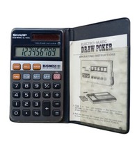*HH* Calcolatrice Vintage Sharp Elsi Mate EL 480G Business Calculator 10 Digit
