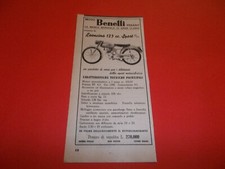 PUBBLICITA' 1953 MOTO BENELLI