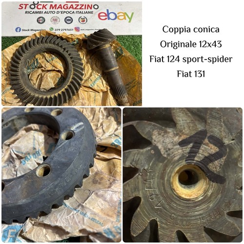 Coppia conica fiat - conica, 12x43