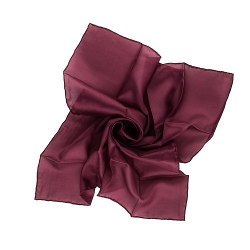 Nickituch seidentuch aubergine - nickituch,