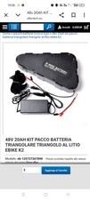 48v 20Ah KIT PACCO BATTERIA TRIANGOLARE TRIANGOLO AL LITIO EBIKE K2