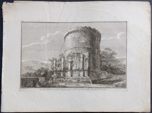 Stampa antica giuseppe vasi