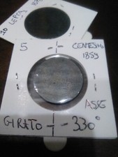 5 centesimi 1859 governo della