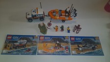 LEGO city 60165 Coast guard unità di risposta con il fuoristrada 4x4 ottimo usat