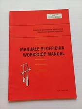 Moto Guzzi Iniezione Elettronica Weber 1989 manuale officina originale
