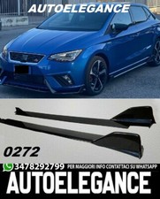 SEAT IBIZA 5 2017+ SPOILER FR SPOILER LATERALI SOTTO MINIGONNE ABS NERO SPLITTER
