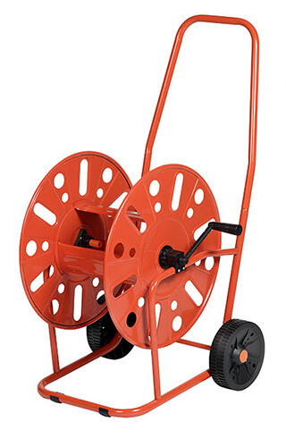 Carrello avvolgitubo con ruote