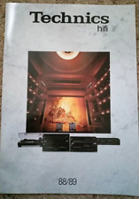 Catalogo technics hifi 1988 - technics, 1988/89