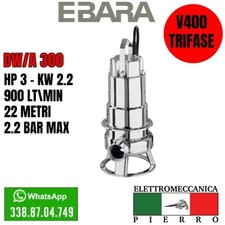 DW/A 300 EBARA ELETTROPOMPA