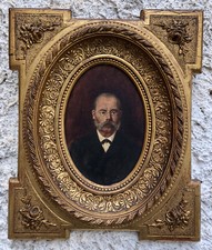 Quadro antico -Ritratto-dipinto a olio su tela