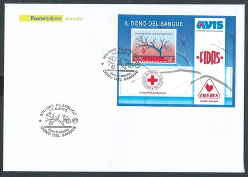 2015 italia fdc poste - 2015,