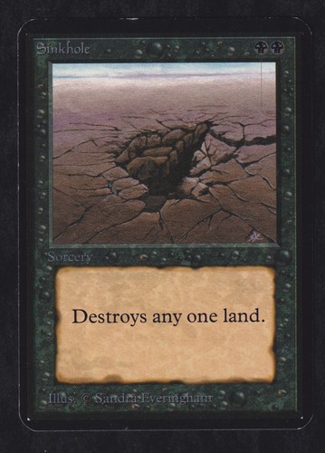 Magic mtg sinkhole - magic,