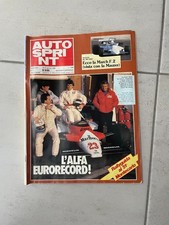 Rivista Autosprint N.3 1983 L'Alfa Eurorecord!