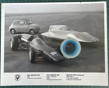 N.1 rara Foto Press FIAT ABARTH 500-600 Bertone/2000 monoposto 1966