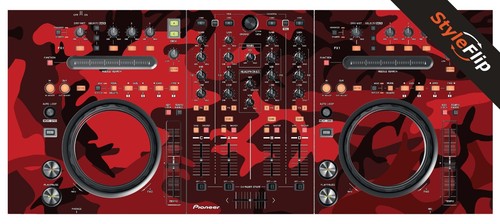 Pioneer ddj skin - skin, rosso