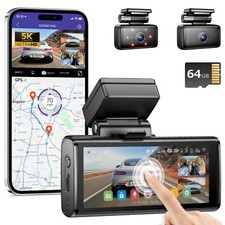 Dash Cam 5K 3Lens 5.8GHz WiFi