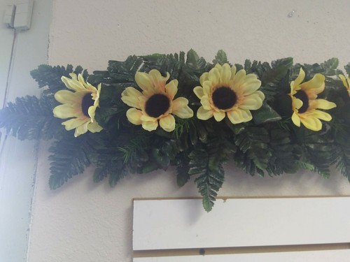 Centrotavola girasole seta - centrotavola,