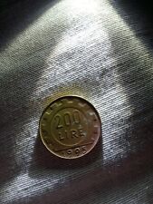 Rara Moneta Da 200lire Del 1995 Con Difetto Di Conio Sul Viso
