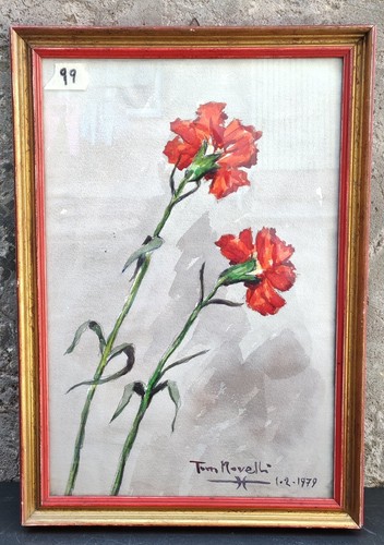 Dipinto olio tela - tela, fiori