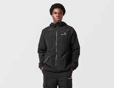 Giacca uomo Sergio Tacchini outdoor terrazzo casual con cappuccio Maldini nero oro