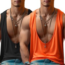 Canotta uomo funzionale scollo