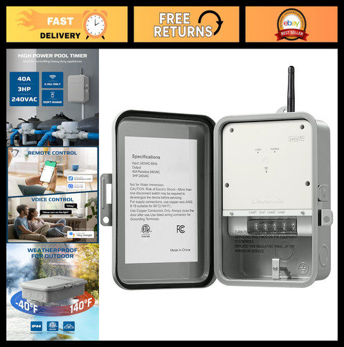 Smart wifi pompa piscina - pompa, timer