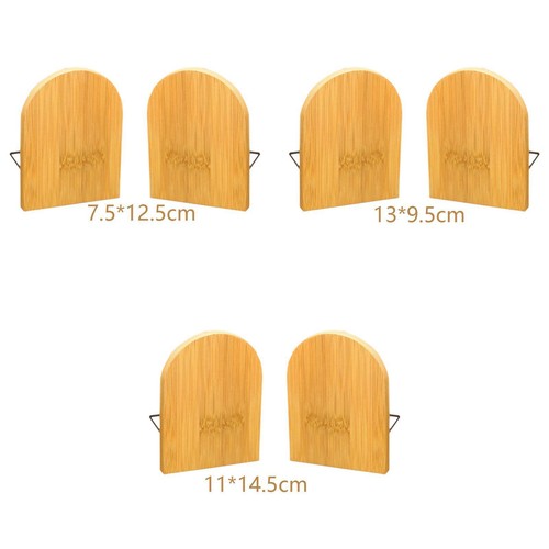 Bookends bamboo wood book - bamboo,