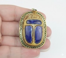 Raro antico ciondolo scarabeo