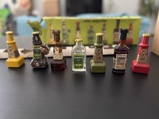 Raro Set Miniature Liquori Vintage I SETTE MAGNIFICI Fratelli Rossi Distillatori